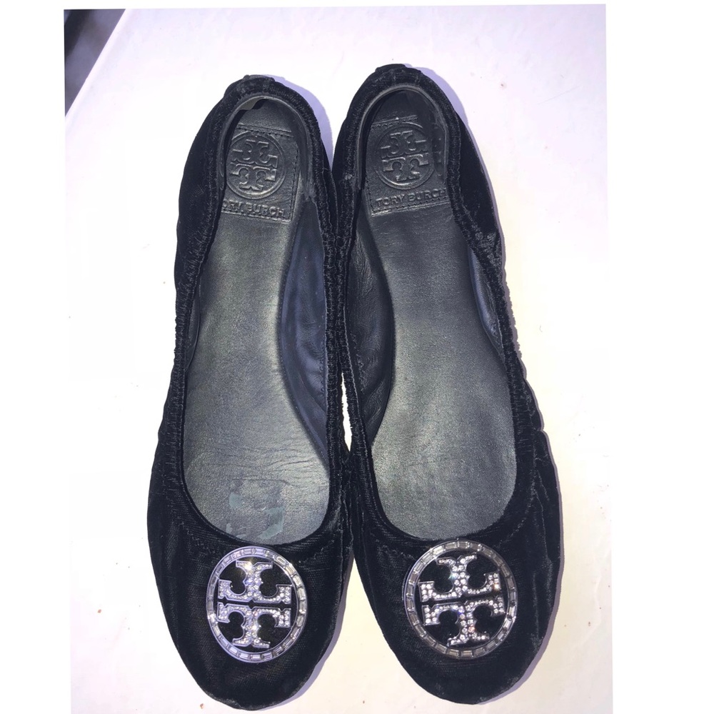 Tory Burch velvet flats - women’s size 10